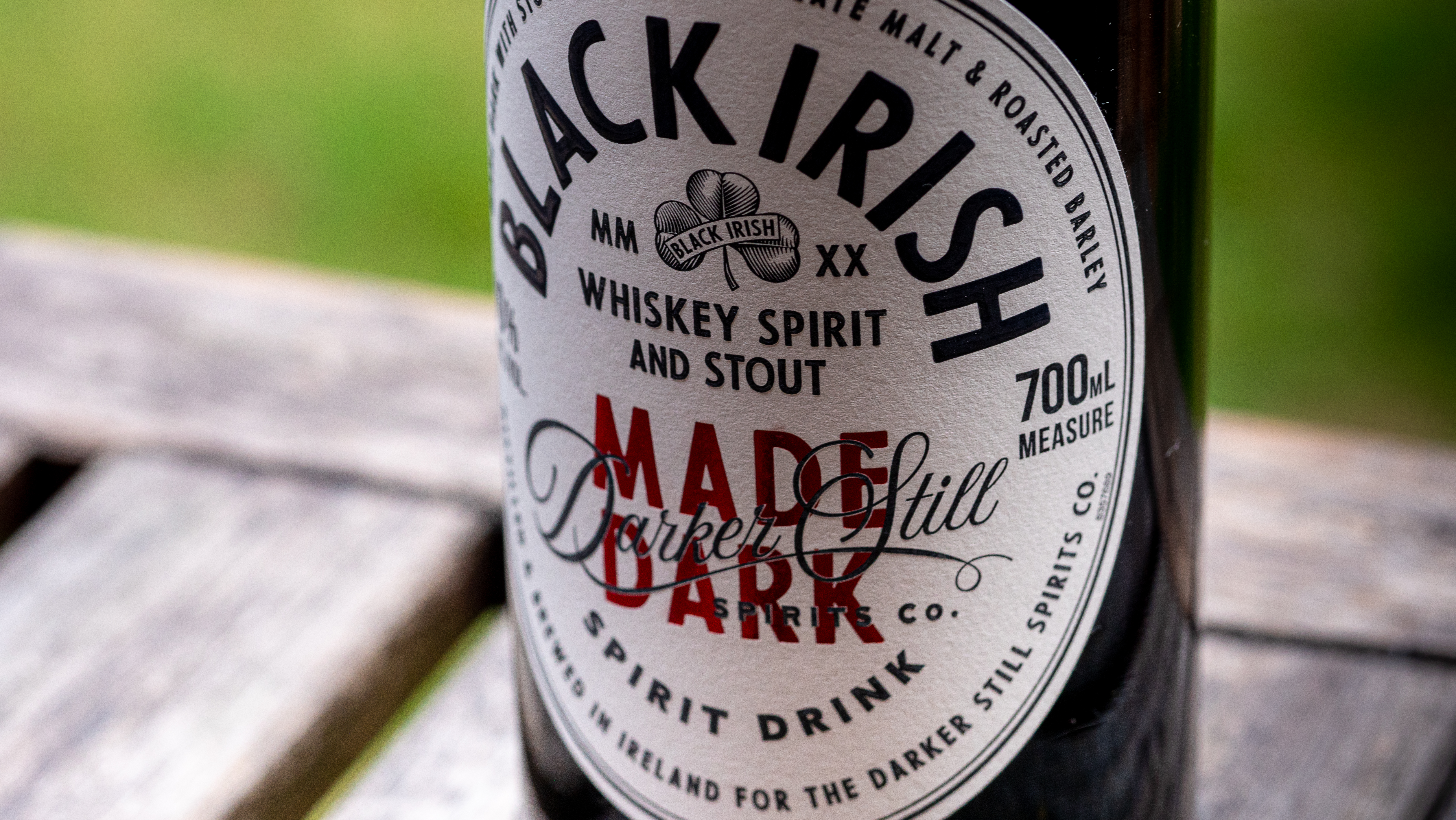 Black Irish made Dark with Stout